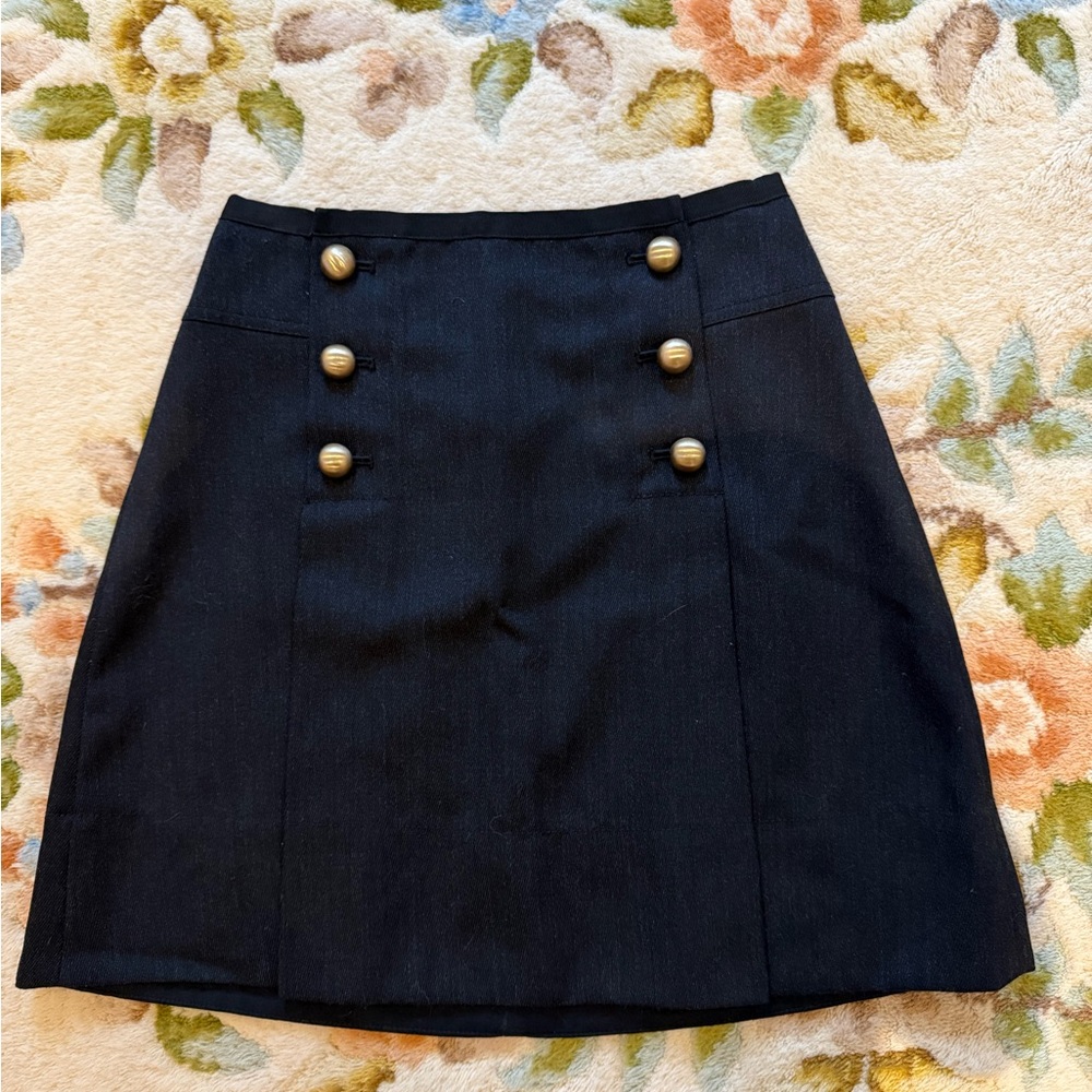 Club Monaco Blue and Gold Skirt